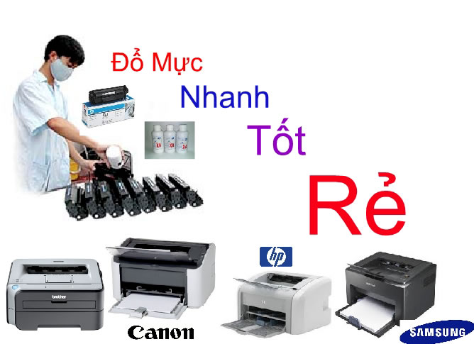 Đổ mực in tại nhà TP Vinh Nghệ An